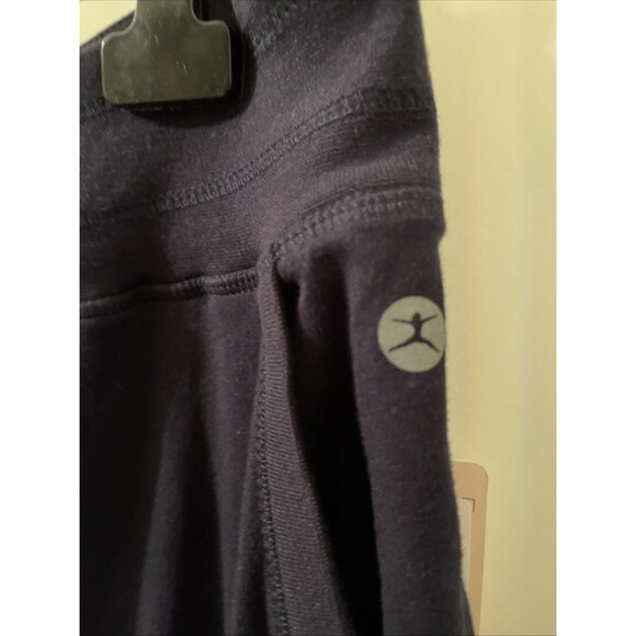 Danskin Women's Plus Size 3X Drawstring Cropped Pants Pockets Navy Blue - Picture 4 of 12